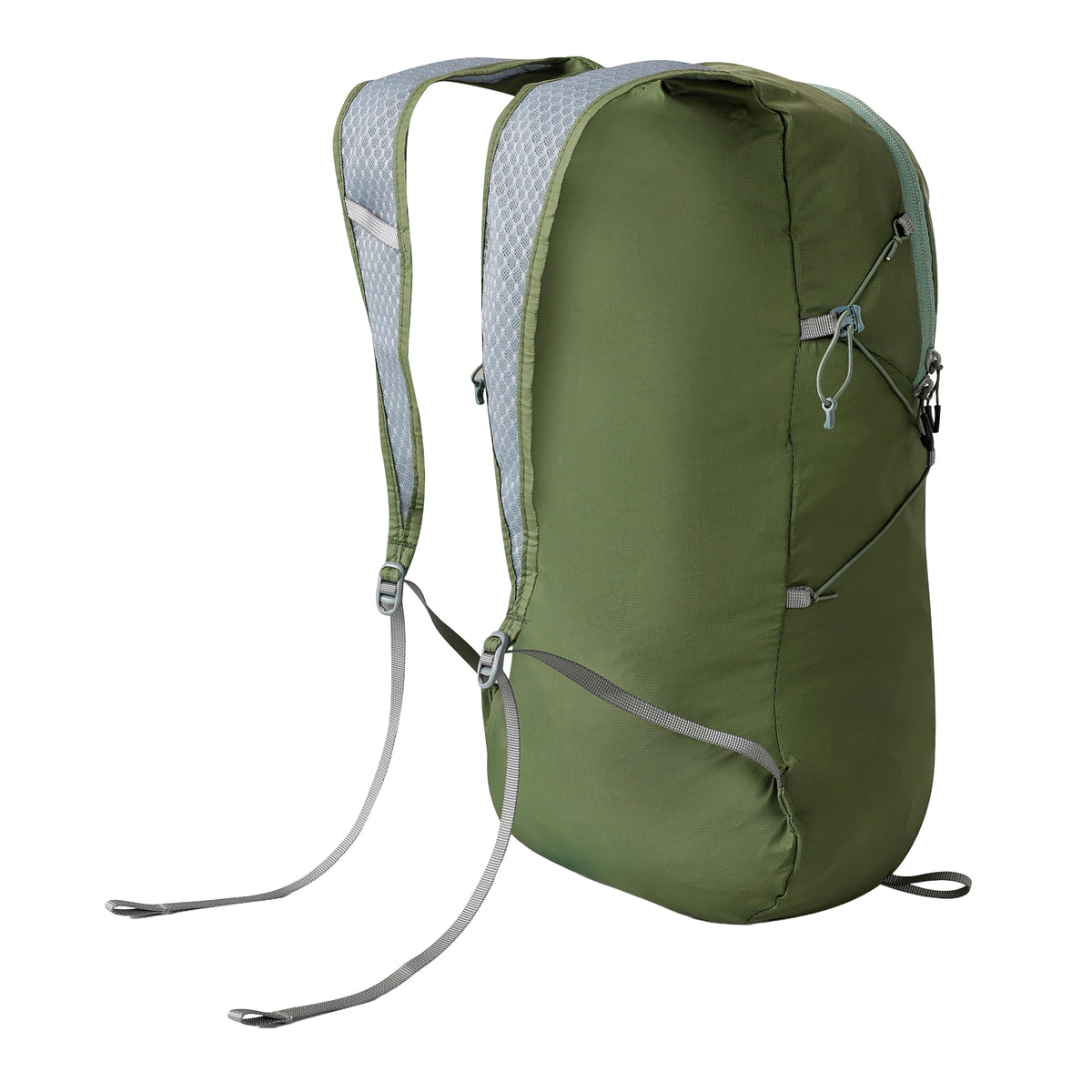 Hedge Green-Olivine Green - Back - Dare 2B Packaway 20L Backpack