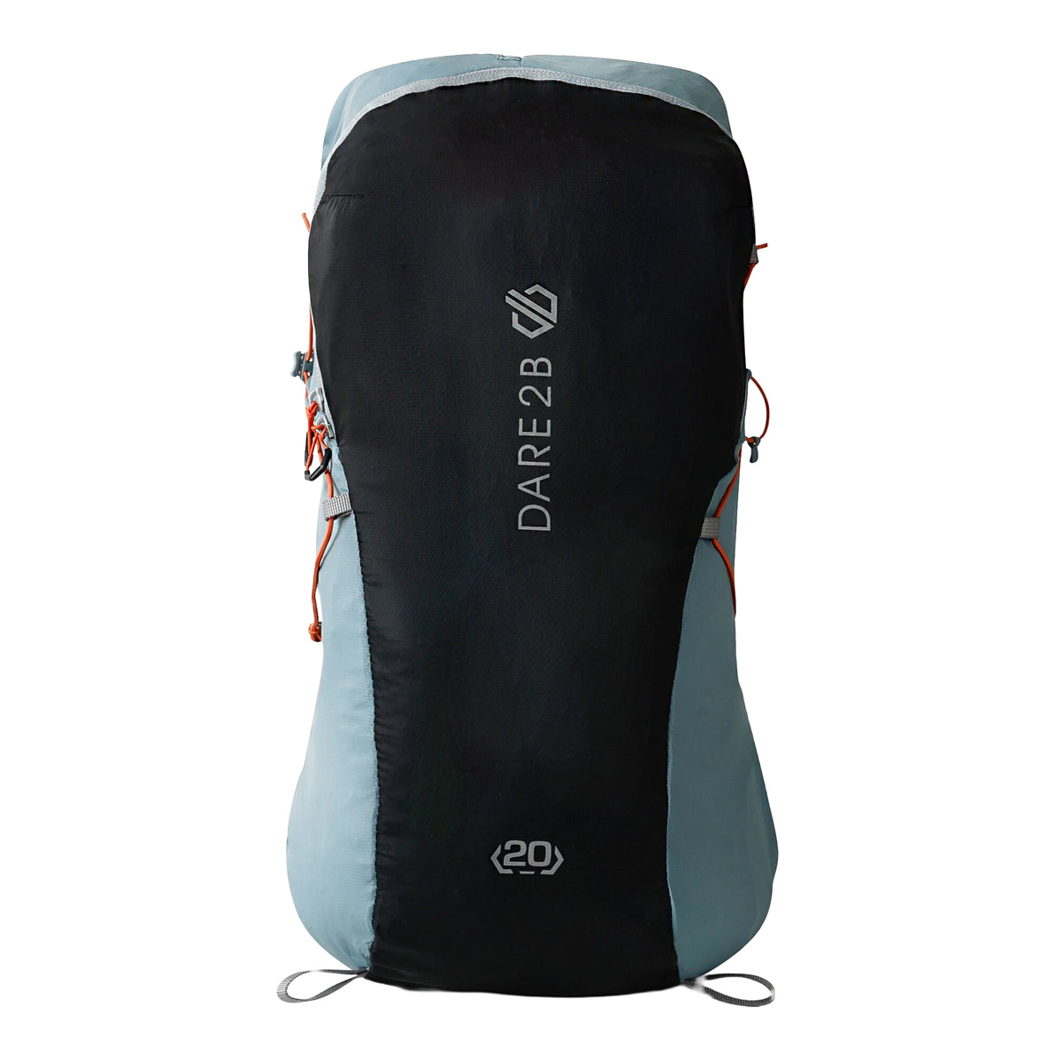Black-Lead Grey - Front - Dare 2B Packaway 20L Backpack