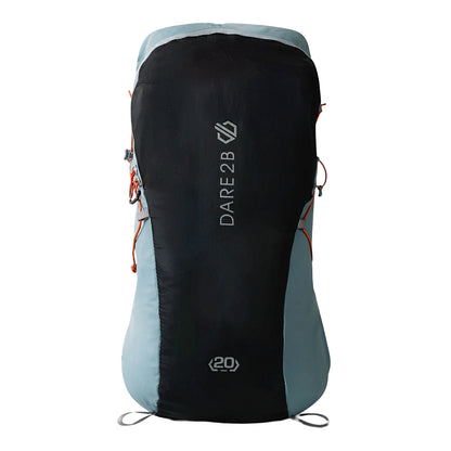 Black-Lead Grey - Front - Dare 2B Packaway 20L Backpack
