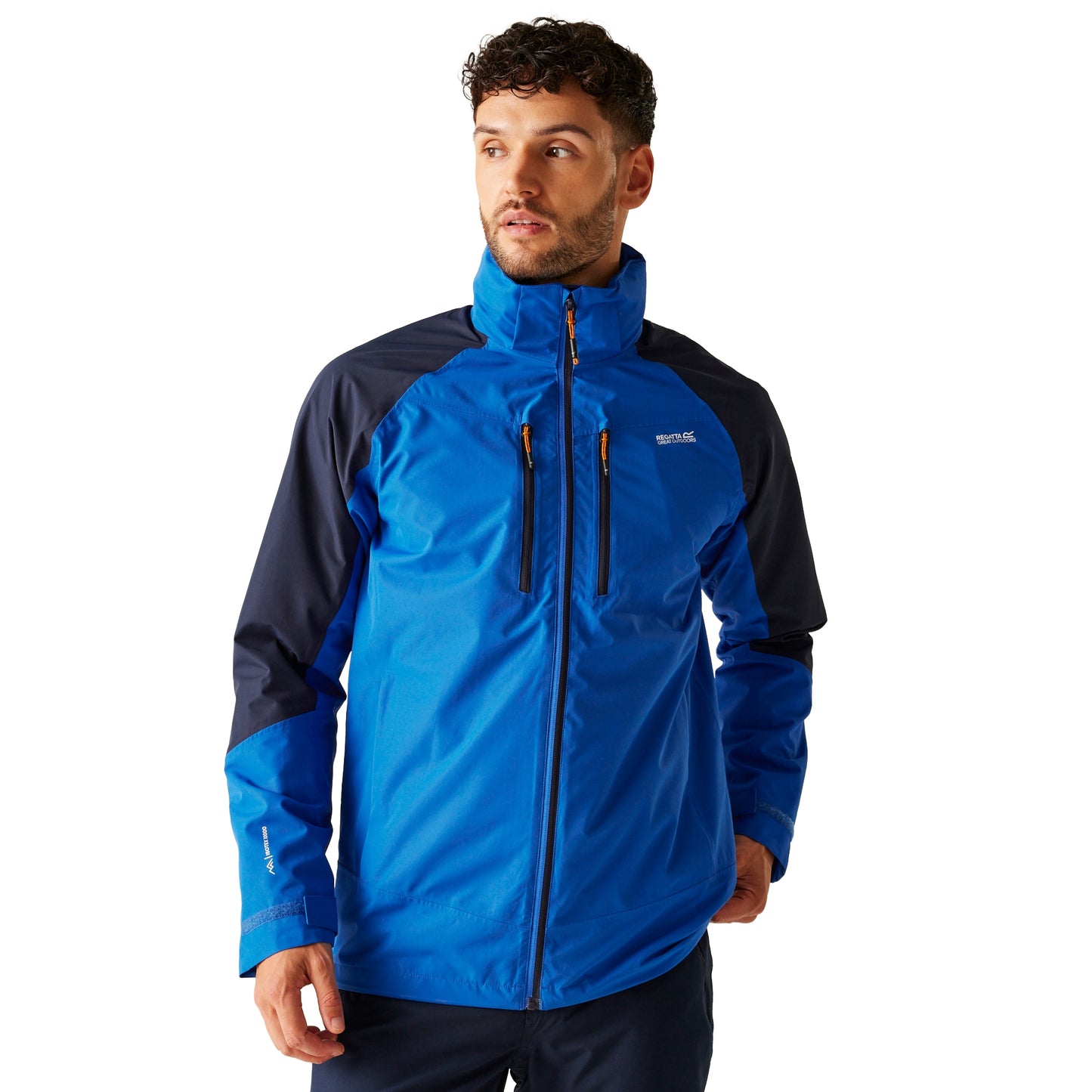 Olympian Blue - Lifestyle - Regatta Mens Calderdale VI Waterproof Jacket