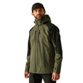 Olive Night-Black - Lifestyle - Regatta Mens Calderdale VI Waterproof Jacket