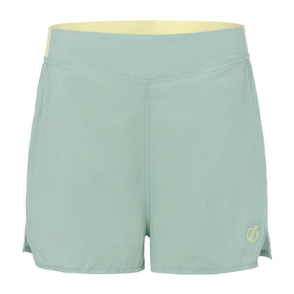 Glacier Green-Wax Yellow - Front - Dare 2B Womens-Ladies Off Trail Shorts