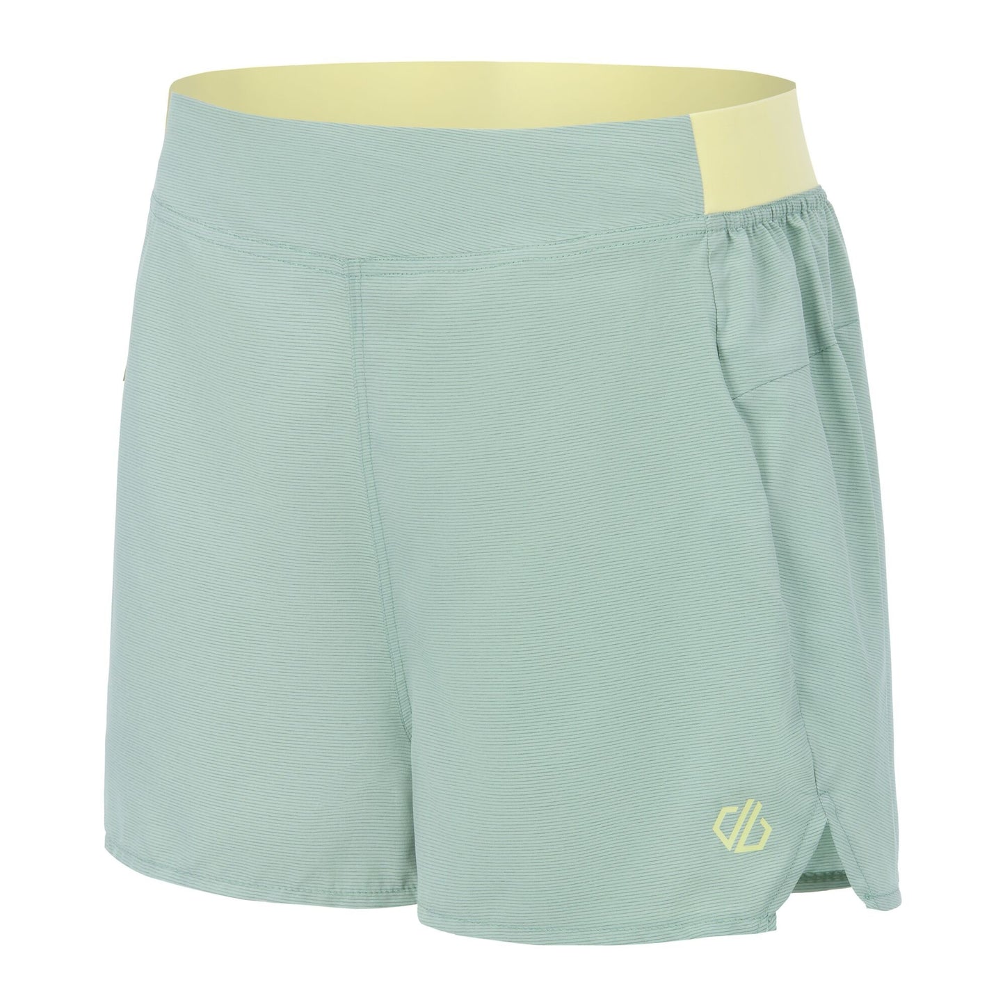 Glacier Green-Wax Yellow - Side - Dare 2B Womens-Ladies Off Trail Shorts