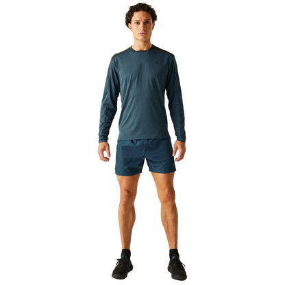 Moonlight Denim - Side - Dare 2B Mens Trackstand Long-Sleeved T-Shirt