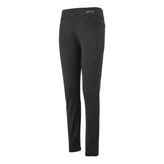 Seal Grey Marl - Front - Regatta Womens-Ladies Holeen II Winter Leggings