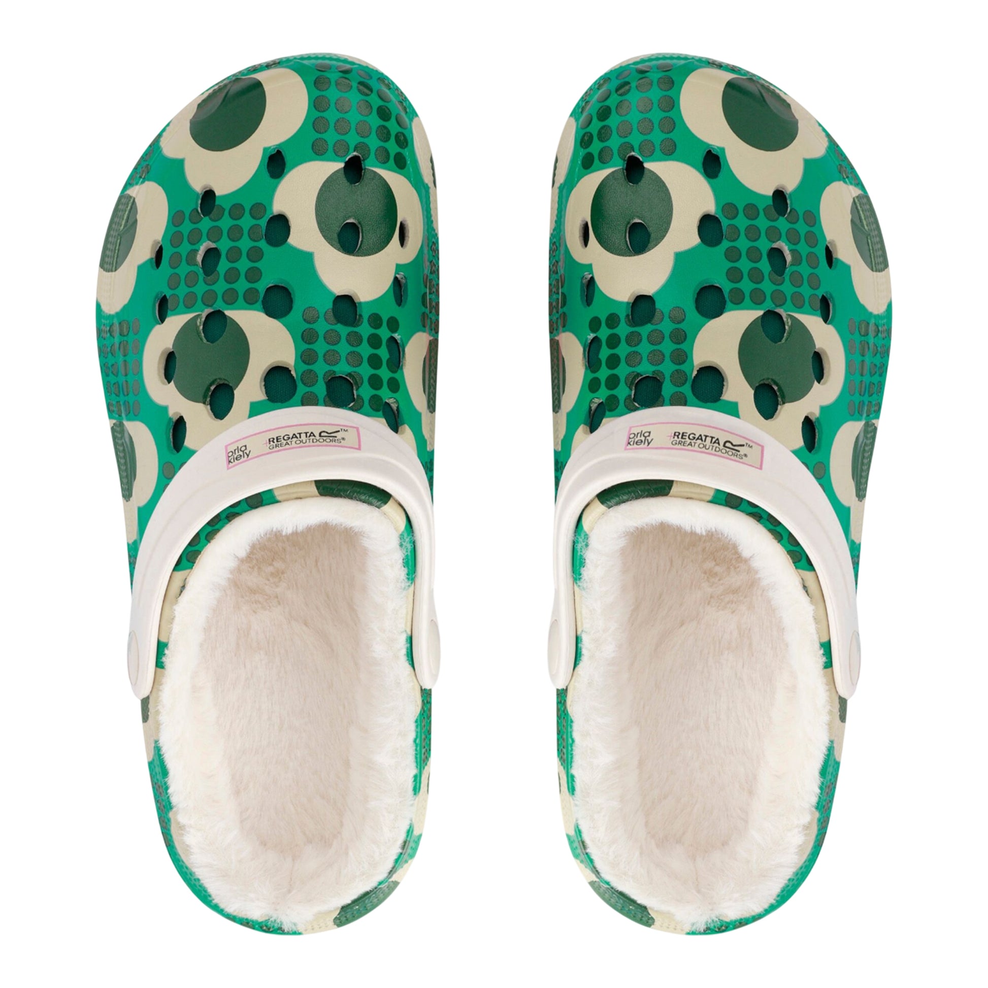 Emerald - Lifestyle - Regatta Womens-Ladies Orla Kiely Rain Cloud Clogs