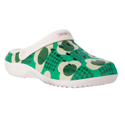 Emerald - Front - Regatta Womens-Ladies Orla Kiely Rain Cloud Clogs