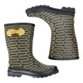 Olive - Close up - Regatta Womens-Ladies Orla Kiely Spinning Flower Mid Calf Wellington Boots