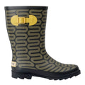 Olive - Lifestyle - Regatta Womens-Ladies Orla Kiely Spinning Flower Mid Calf Wellington Boots