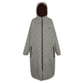 Black - Front - Regatta Womens-Ladies Orla Kiely Jasmine Flower Changing Robe