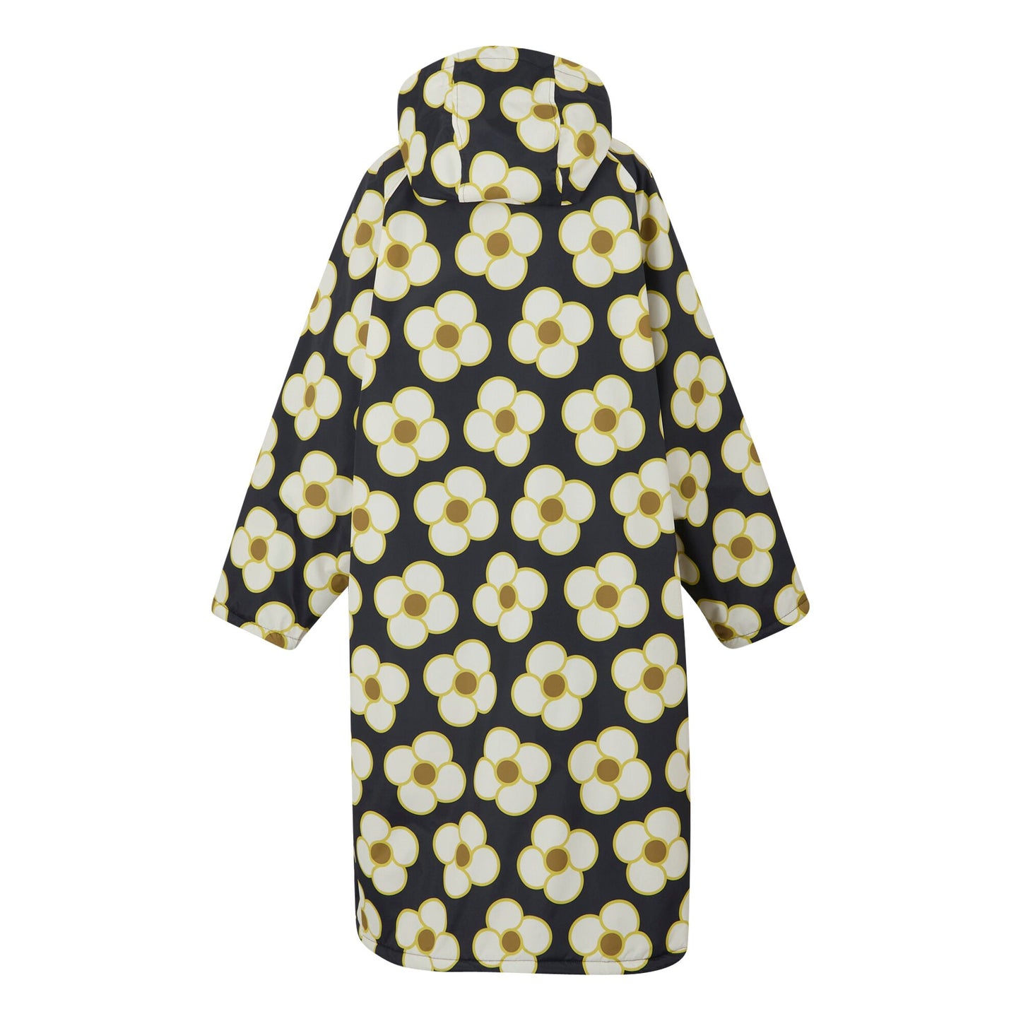 Black - Back - Regatta Womens-Ladies Orla Kiely Spinning Flower Waterproof Changing Robe