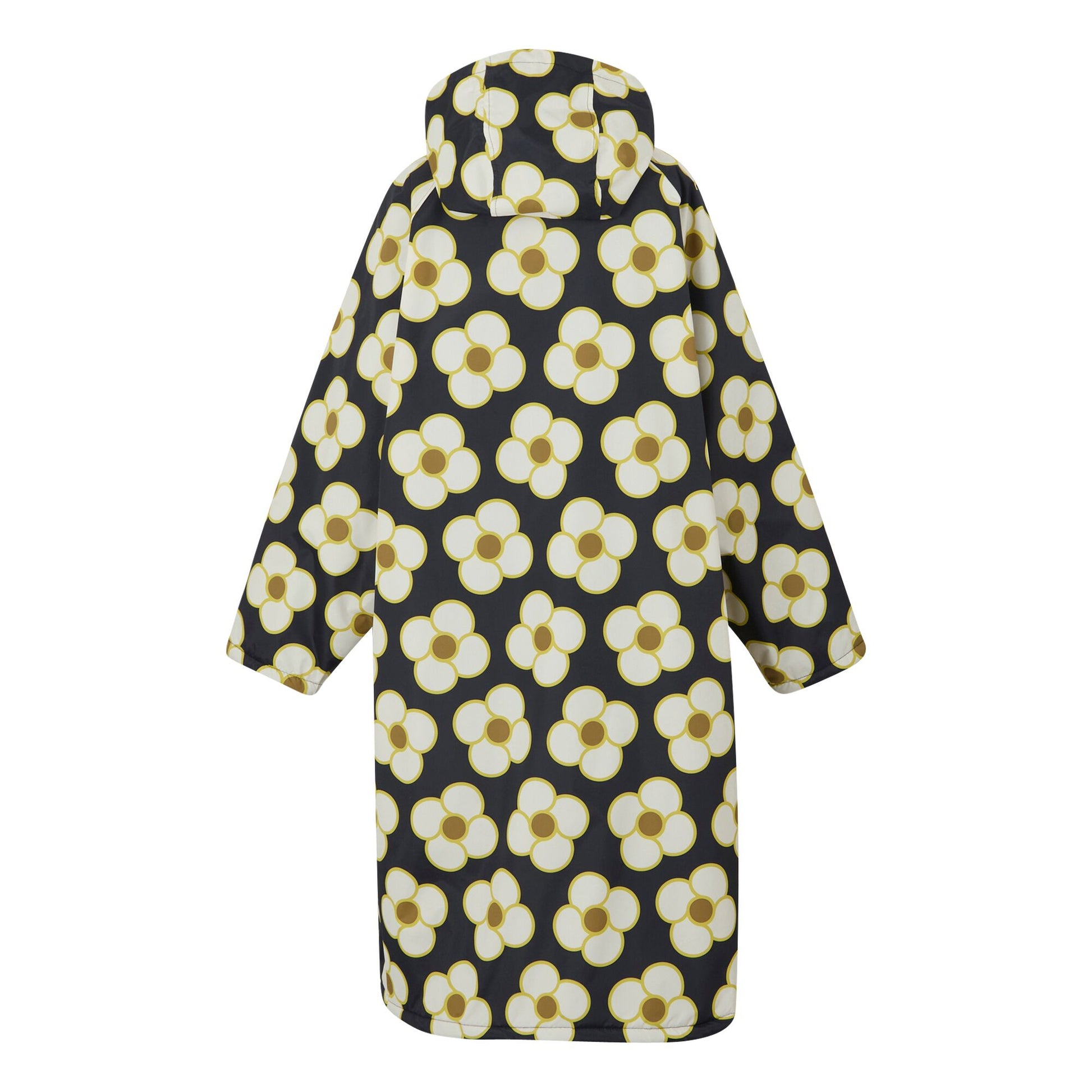 Black - Back - Regatta Womens-Ladies Orla Kiely Spinning Flower Waterproof Changing Robe