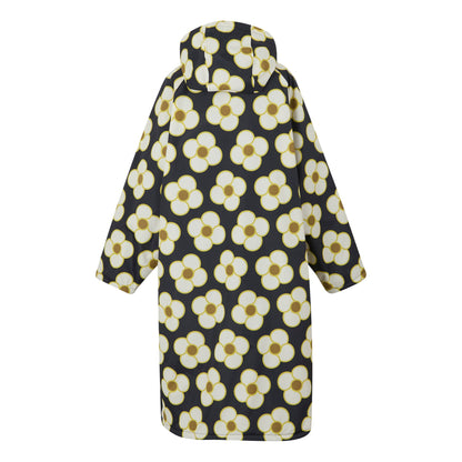 Black - Back - Regatta Womens-Ladies Orla Kiely Spinning Flower Waterproof Changing Robe