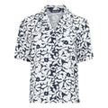 Navy-White - Front - Regatta Womens-Ladies Salise Floral Lightweight Shirt