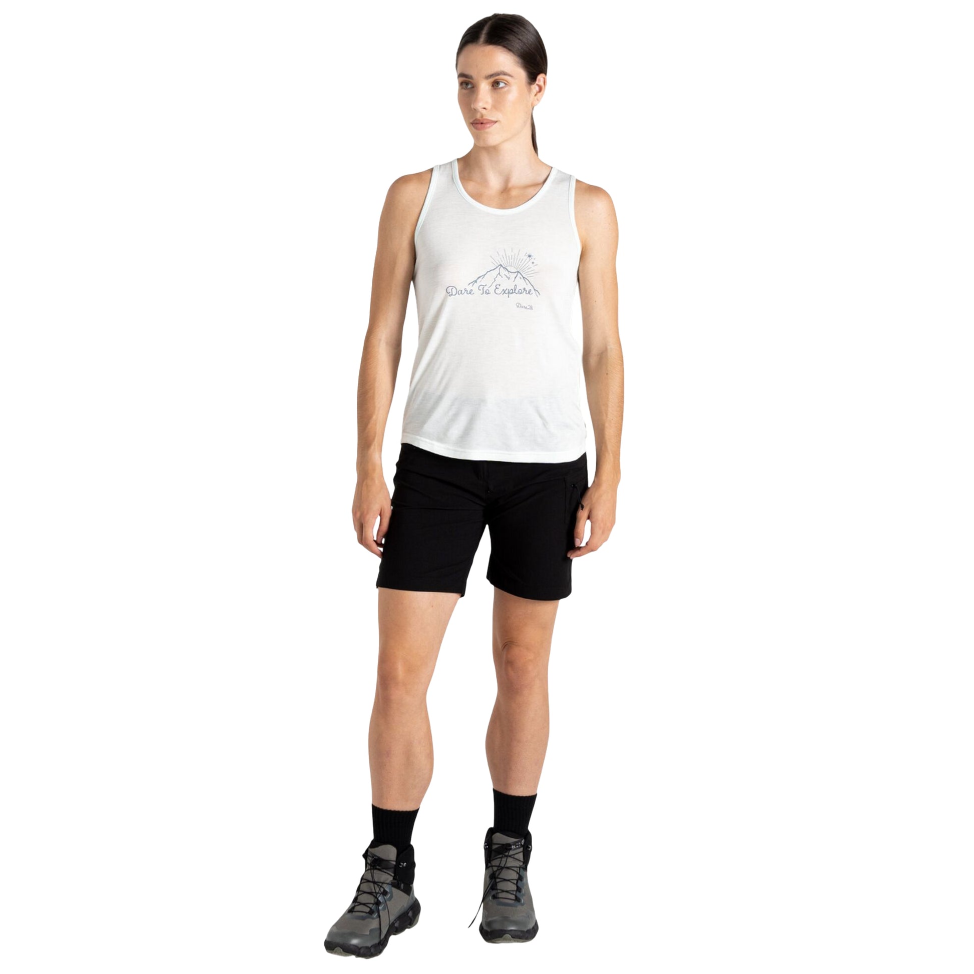 Chalk Blue - Lifestyle - Dare 2B Womens-Ladies Harmonic Mountain Vest Top