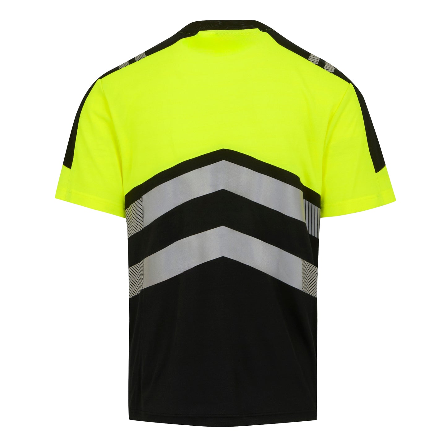 Black-Yellow - Back - Regatta Mens X-Pro Bamboo Hi-Vis Vest