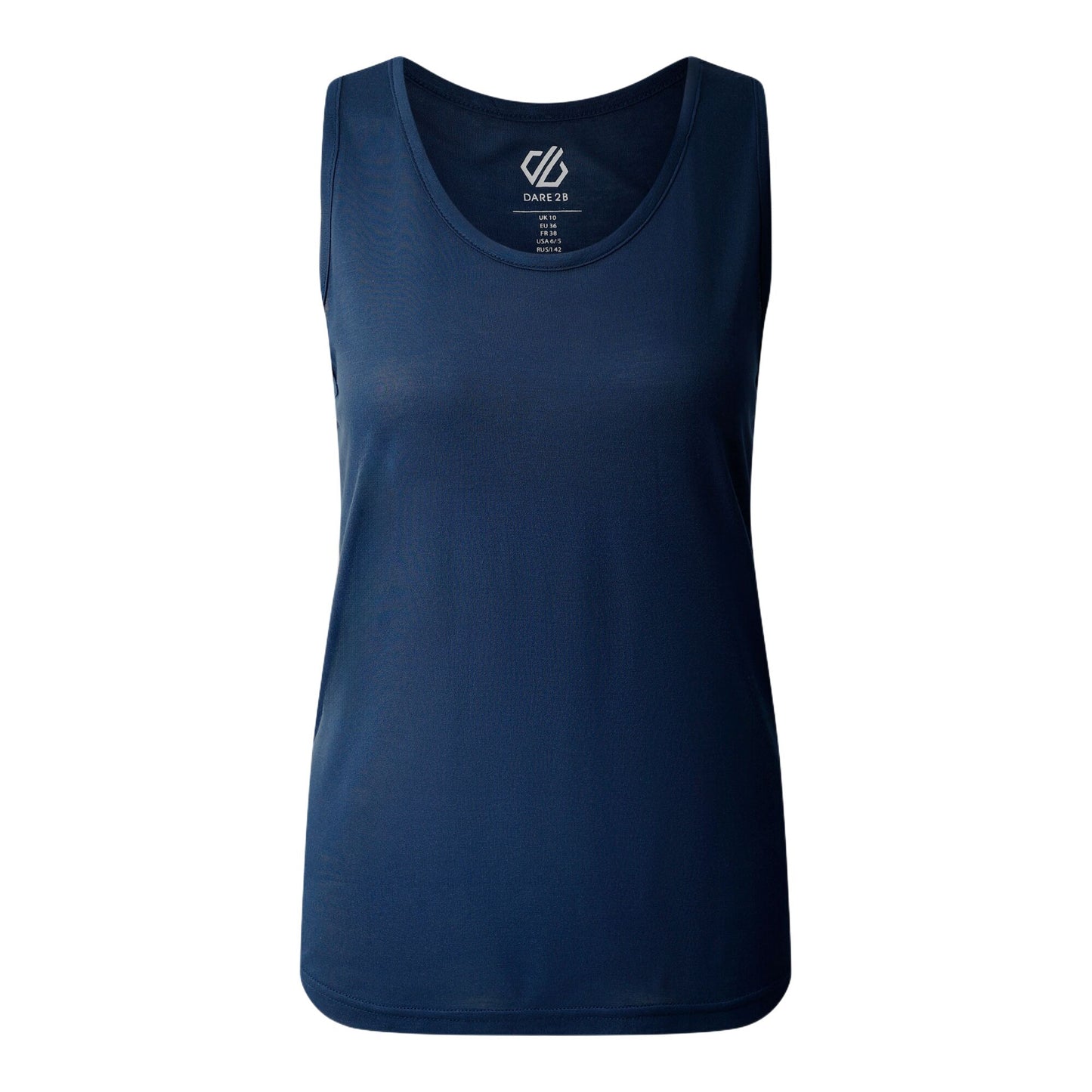 Moonlight Denim - Front - Dare 2B Womens-Ladies Harmonic Back Print Vest Top