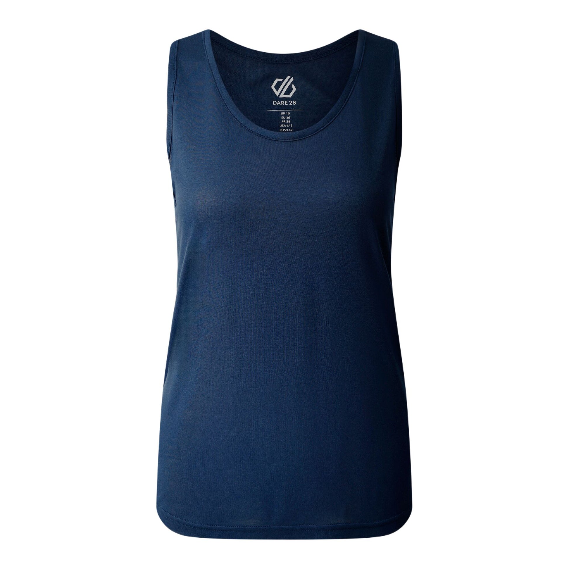 Moonlight Denim - Front - Dare 2B Womens-Ladies Harmonic Back Print Vest Top