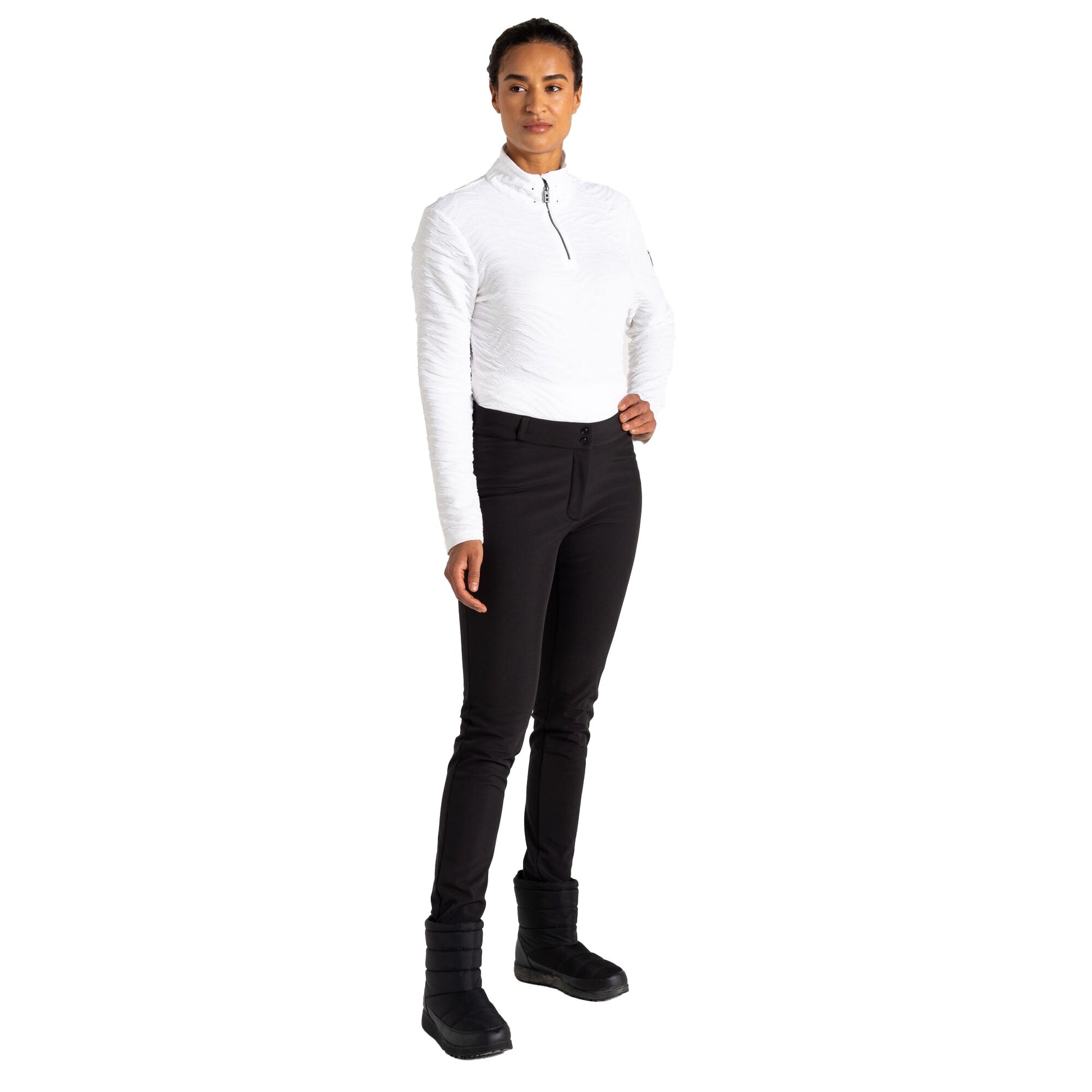 Black - Lifestyle - Dare 2B Womens-Ladies Upshape IV Ski Trousers
