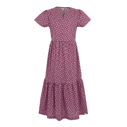 Morello - Back - Regatta Womens-Ladies Orla Kiely Jasmine Flower Tiered Midi Dress