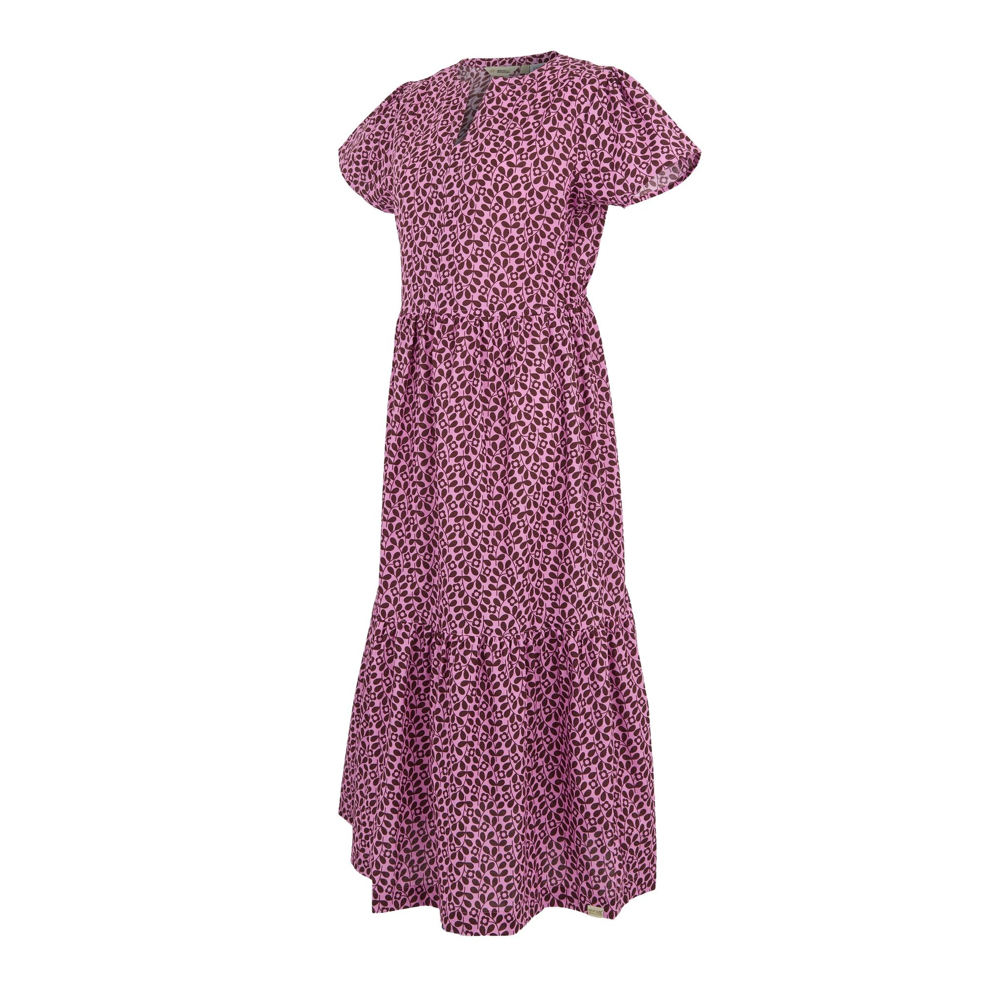 Morello - Side - Regatta Womens-Ladies Orla Kiely Jasmine Flower Tiered Midi Dress