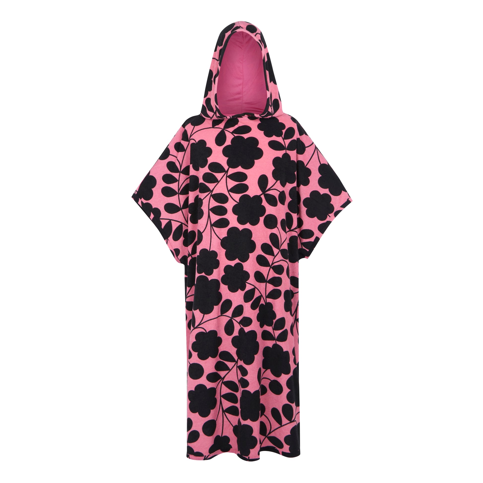 Pink - Front - Regatta Womens-Ladies Orla Kiely II Floral Towelling Robe