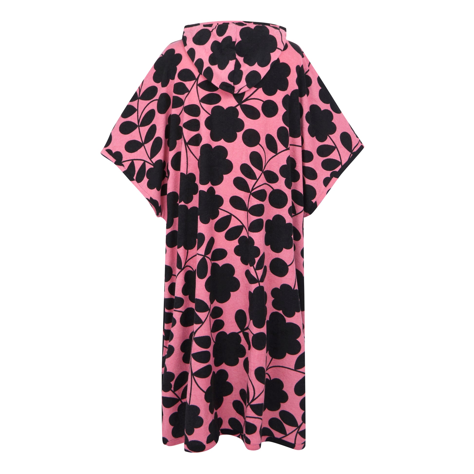 Pink - Back - Regatta Womens-Ladies Orla Kiely II Floral Towelling Robe