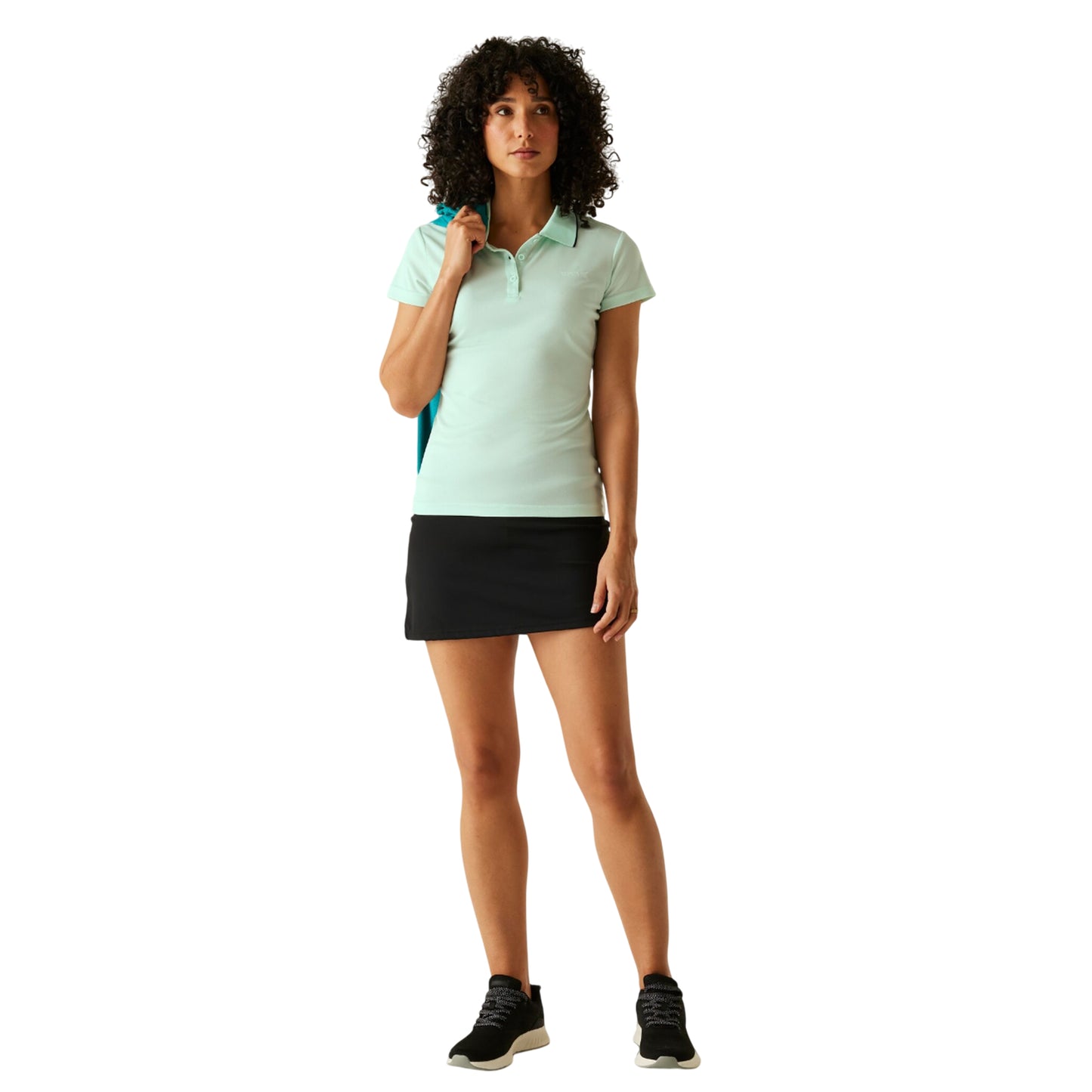 Icy Morn - Close up - Regatta Womens-Ladies Maverick V Active Polo Shirt