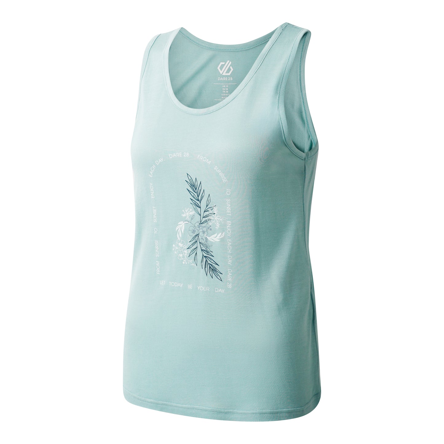 Aquifer - Side - Dare 2B Womens-Ladies Harmonic Enjoy Each Day Bamboo Vest Top