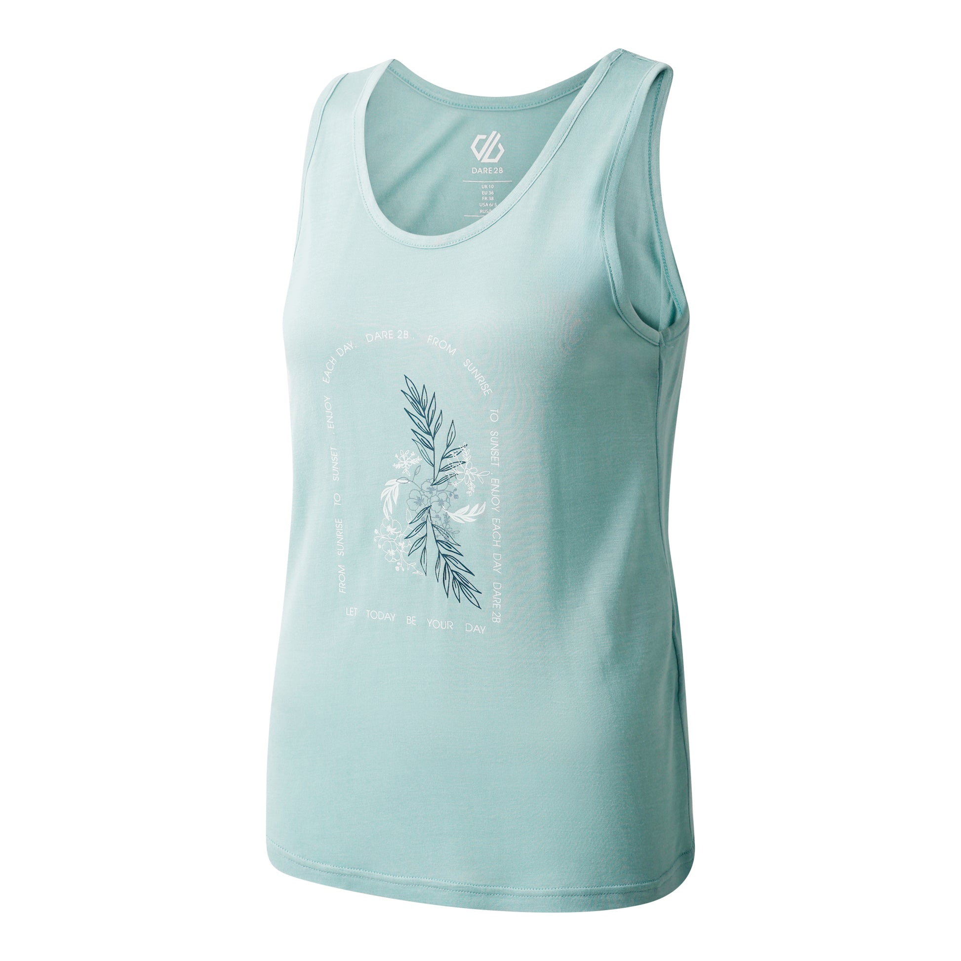 Aquifer - Side - Dare 2B Womens-Ladies Harmonic Enjoy Each Day Bamboo Vest Top