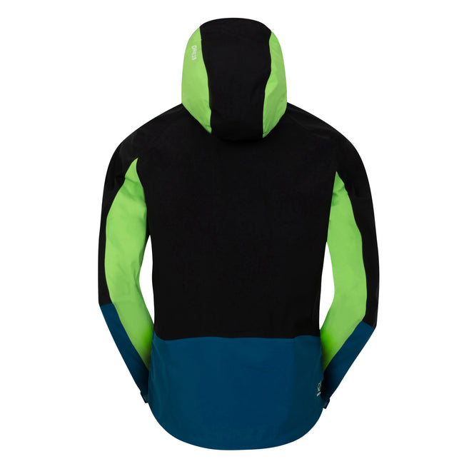 Green Flash-Kingfisher Blue - Back - Dare 2B Mens Roving II Waterproof Jacket