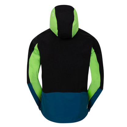 Green Flash-Kingfisher Blue - Back - Dare 2B Mens Roving II Waterproof Jacket