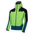 Green Flash-Kingfisher Blue - Side - Dare 2B Mens Roving II Waterproof Jacket