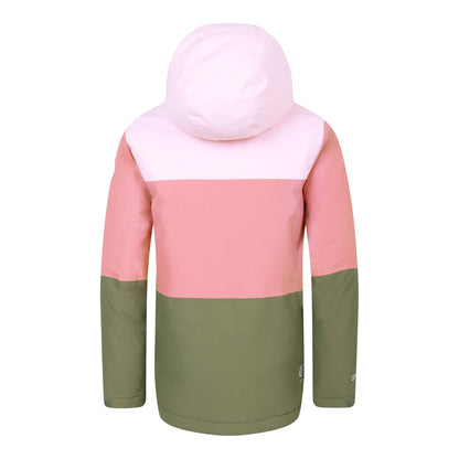 Crystal Rose-Dusty Rose - Back - Dare 2B Childrens-Kids Slush II Ski Jacket
