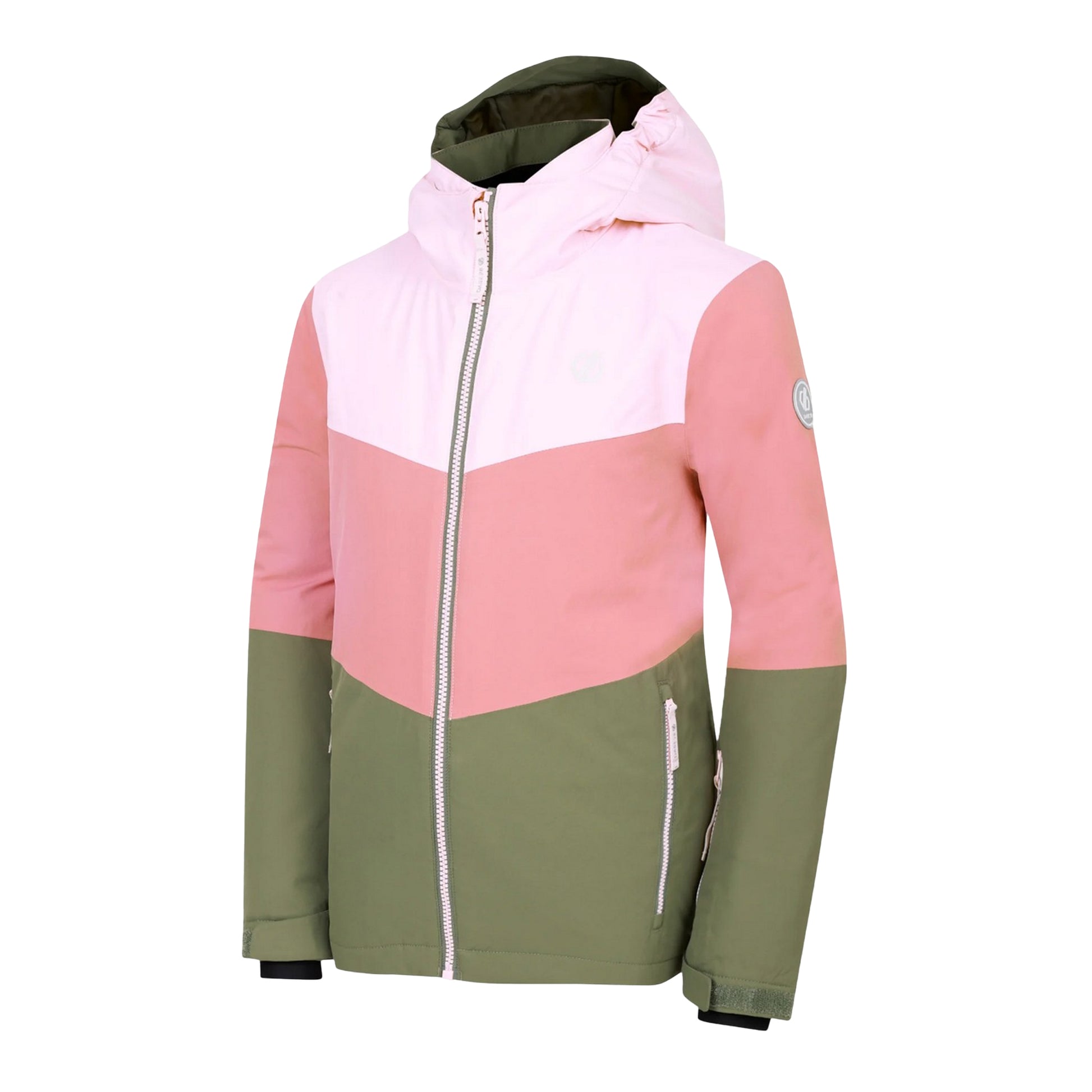 Crystal Rose-Dusty Rose - Side - Dare 2B Childrens-Kids Slush II Ski Jacket