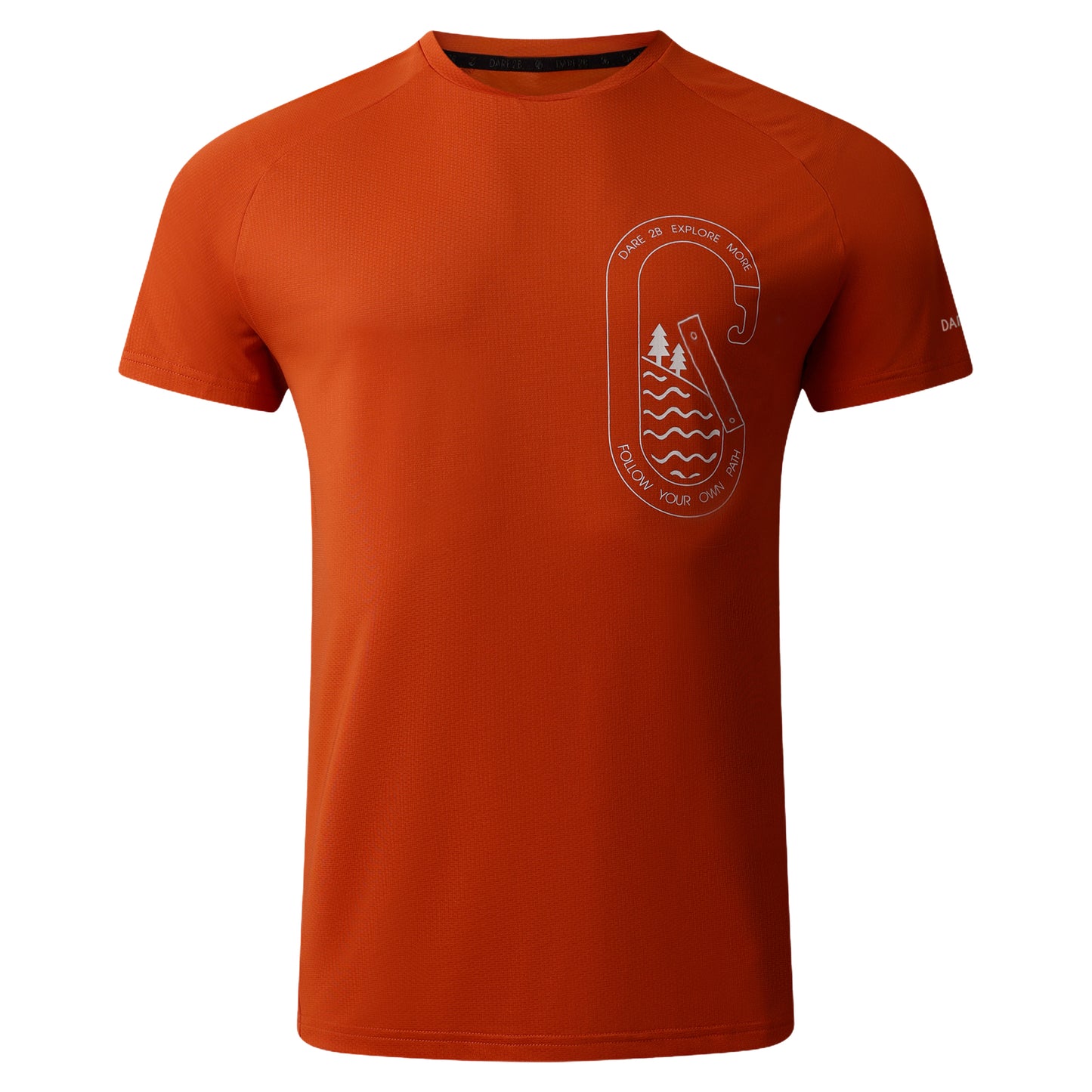 Spicy Route - Front - Dare 2B Mens Tech II Logo T-Shirt