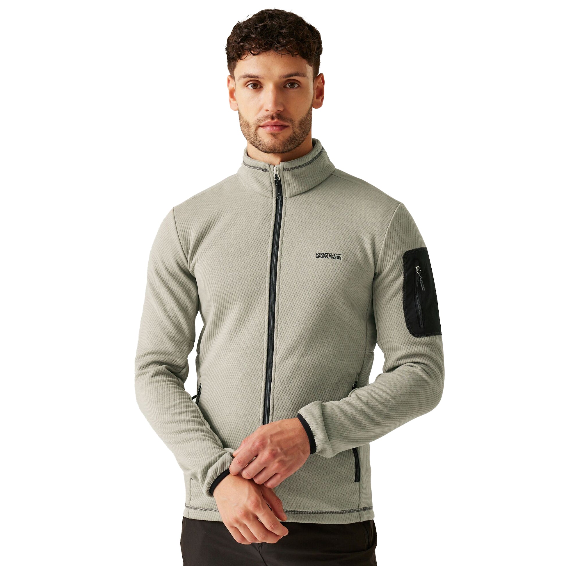 Golden Sand - Lifestyle - Regatta Mens Aldean Full Zip Soft Shell Jacket