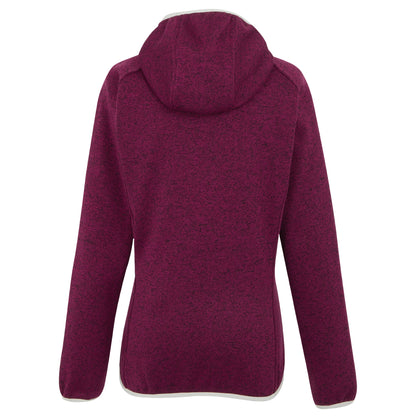 Beaujolais-Light Vanilla - Back - Regatta Womens-Ladies Newhill II Marl Full Zip Hoodie