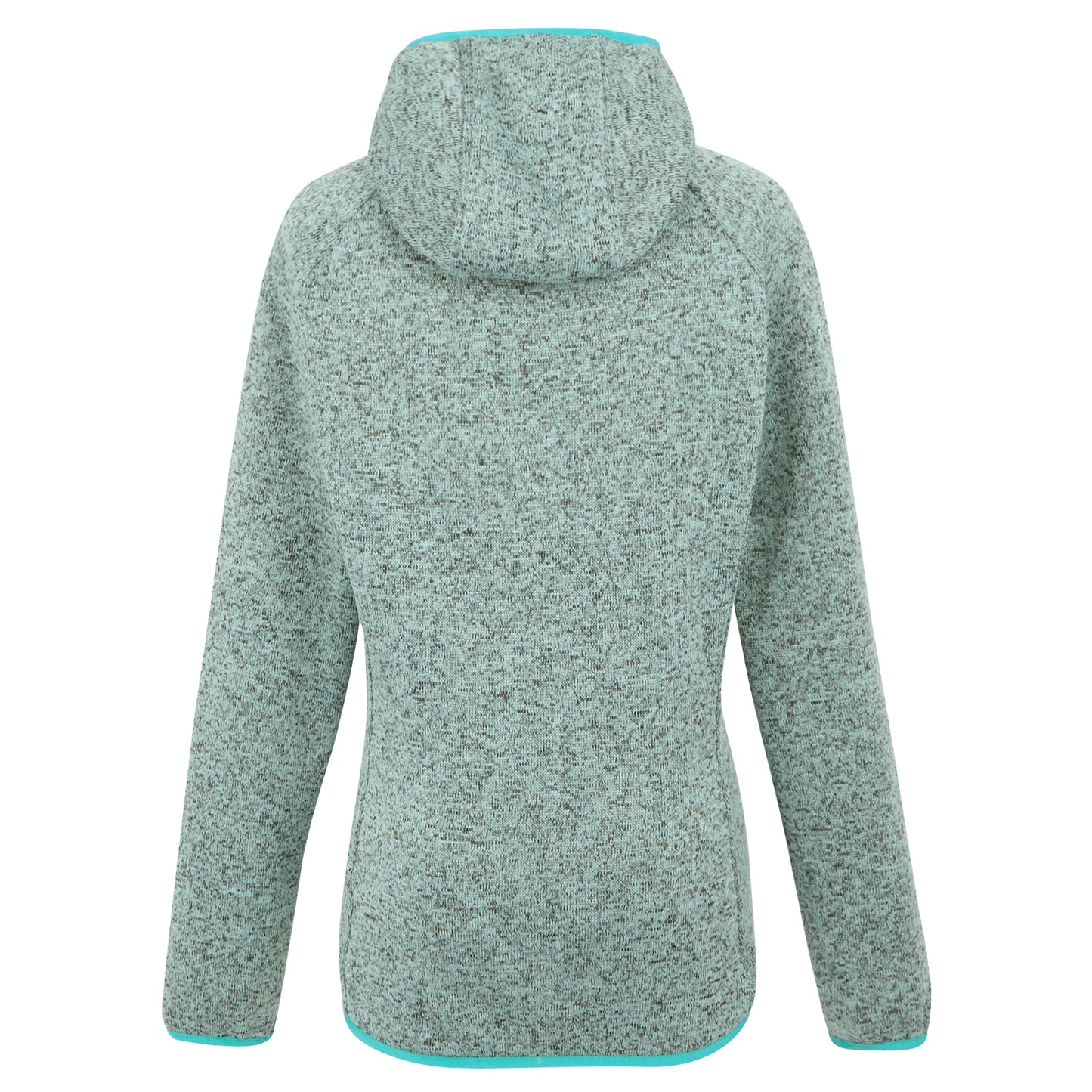 Icy Morn-Turquoise - Back - Regatta Womens-Ladies Newhill II Marl Full Zip Hoodie