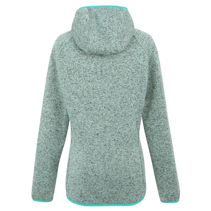 Icy Morn-Turquoise - Back - Regatta Womens-Ladies Newhill II Marl Full Zip Hoodie