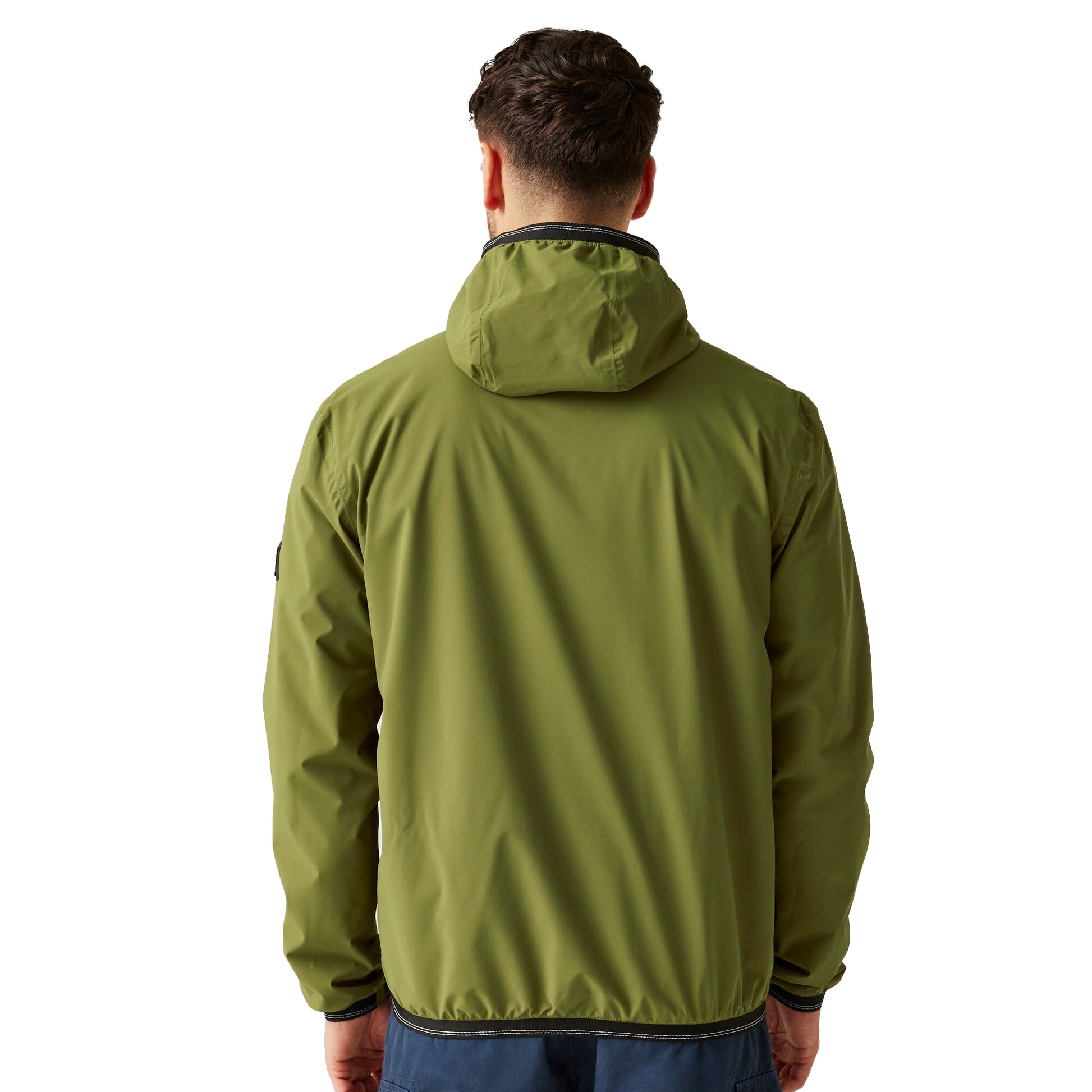 Nephrite Green - Pack Shot - Regatta Mens Rehan Waterproof Jacket