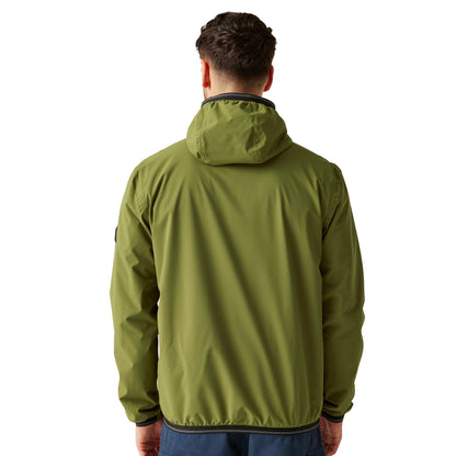 Nephrite Green - Pack Shot - Regatta Mens Rehan Waterproof Jacket
