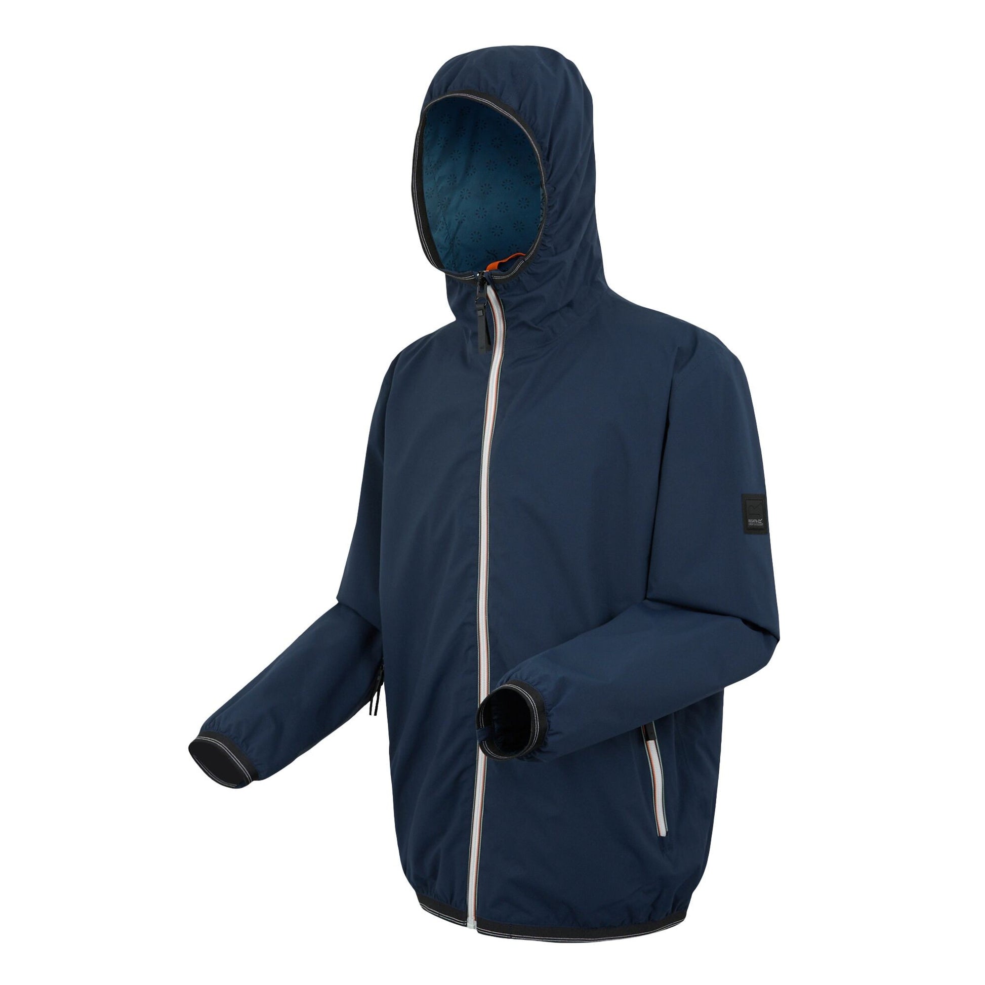 Navy - Side - Regatta Mens Rehan Waterproof Jacket