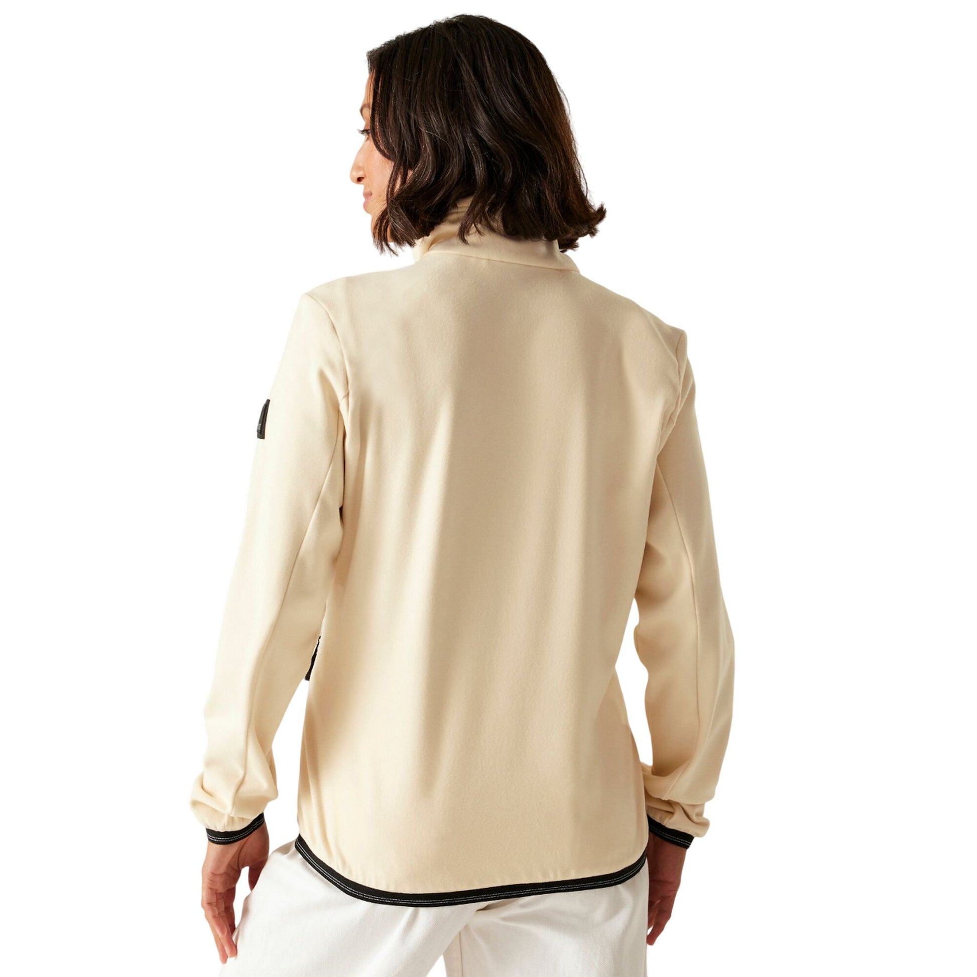 Light Vanilla - Pack Shot - Regatta Womens-Ladies Bayhill Zipped Fleece Jacket