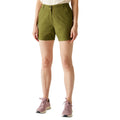 Nephrite Green - Pack Shot - Regatta Womens-Ladies Xanthi Shorts