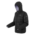 Black - Side - Regatta Womens-Ladies Hillpack IV Padded Jacket