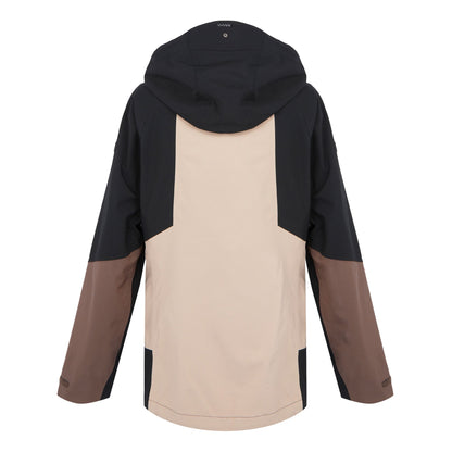 Black-Warm Taupe - Lifestyle - Regatta Womens-Ladies Carletta IX 3 in 1 Jacket