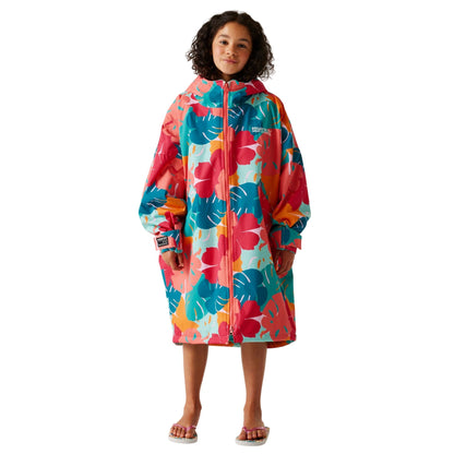 Multicoloured - Lifestyle - Regatta Childrens-Kids Waterproof Changing Robe