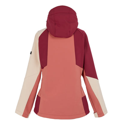 Rumba Red-Mineral Red - Back - Regatta Womens-Ladies Desoto X Soft Shell Jacket