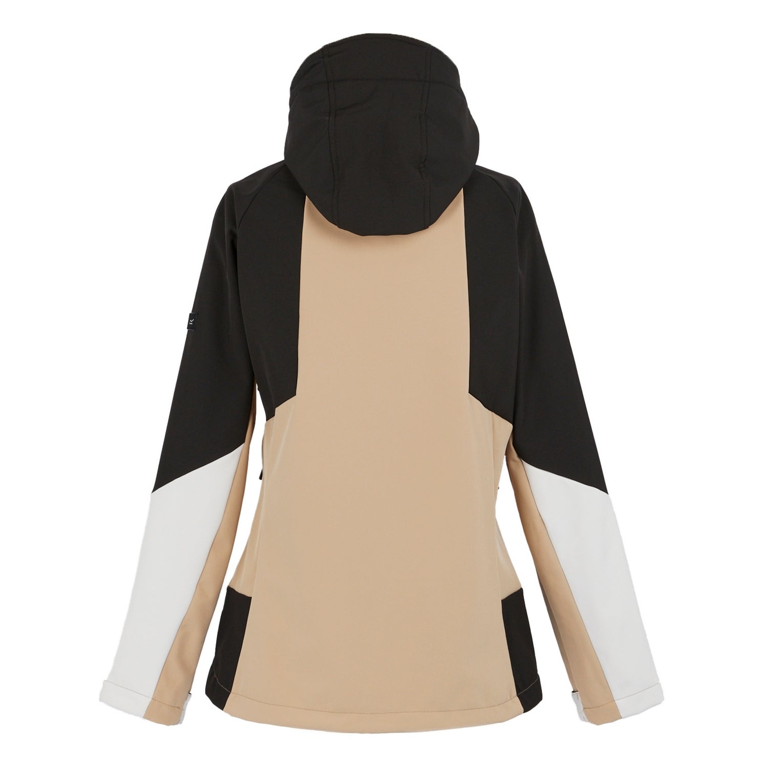 Black-Warm Taupe - Back - Regatta Womens-Ladies Desoto X Soft Shell Jacket